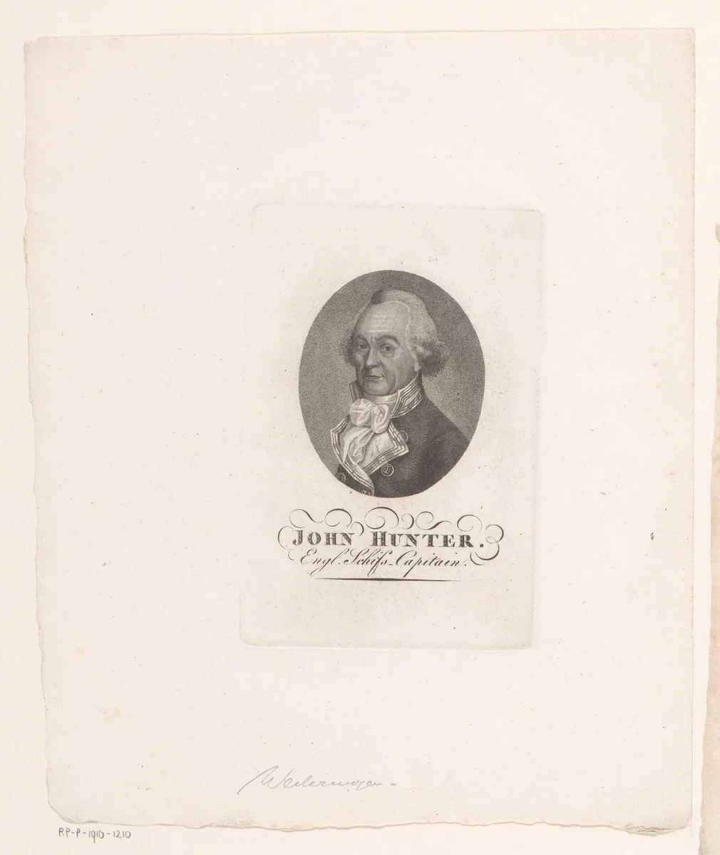 Portret van John Hunter by Konrad Westermayr, print, 1775-1834