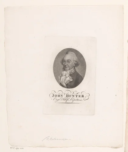 Portret van John Hunter by Konrad Westermayr, print, 1775-1834