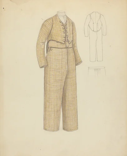 Boy's Suit by Nancy Crimi, index of american design, 1935-1942