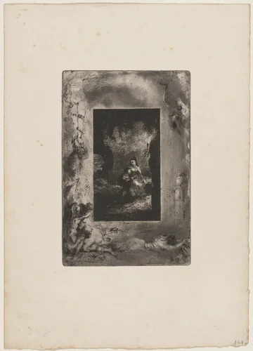 Le Tombeau du Diable by Félix-Hilaire Buhot, print, 1847-1898