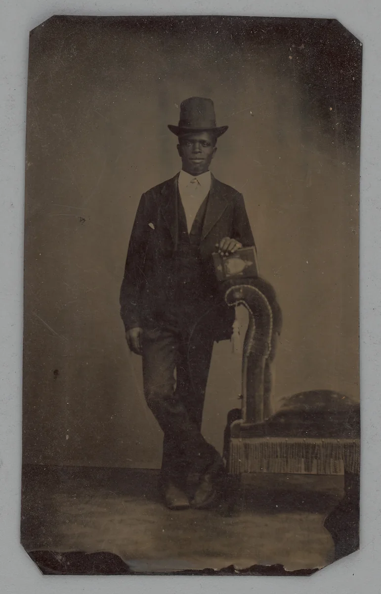Untitled (Portrait of a Standing Man) by Unknown maker, other, 1875