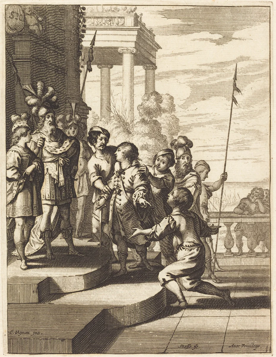 Illustration to Jean Desmarets' "L'Ariane" by Abraham Bosse
Claude Vignon, print, 1639