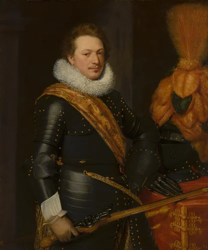 Portrait of an Officer, presumably Walraven IV van Brederode (1596/97-1620) by Jan Anthonisz. van Ravesteyn, painting