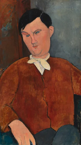 Monsieur Deleu by Amedeo Modigliani, painting, 1916