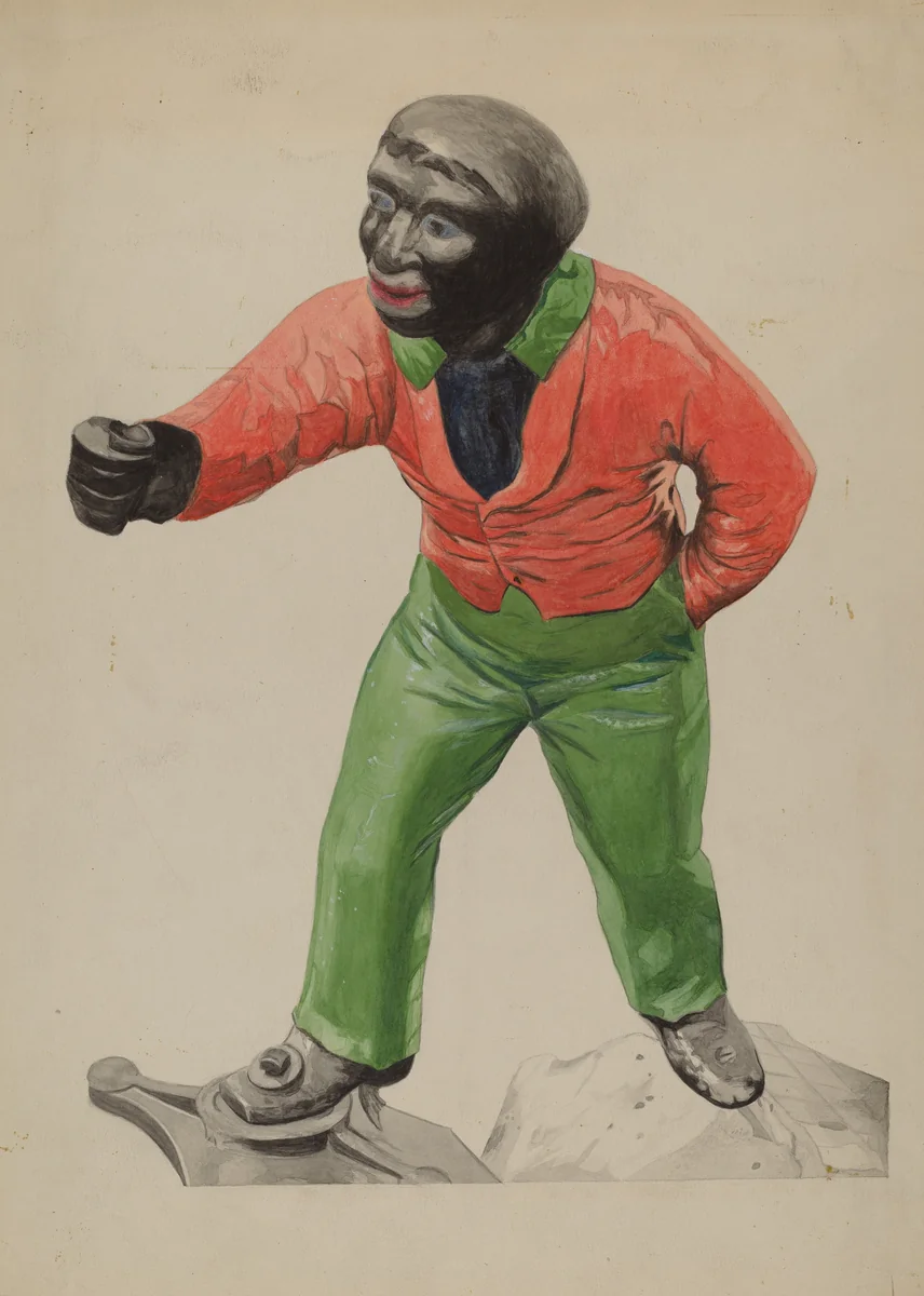 Hitching Post by Bertha Semple, index of american design, 1936