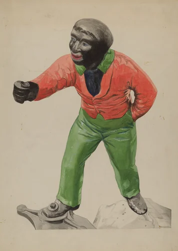 Hitching Post by Bertha Semple, index of american design, 1936