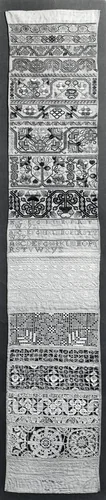 Sampler by Parnell Mackett, textile, 1690