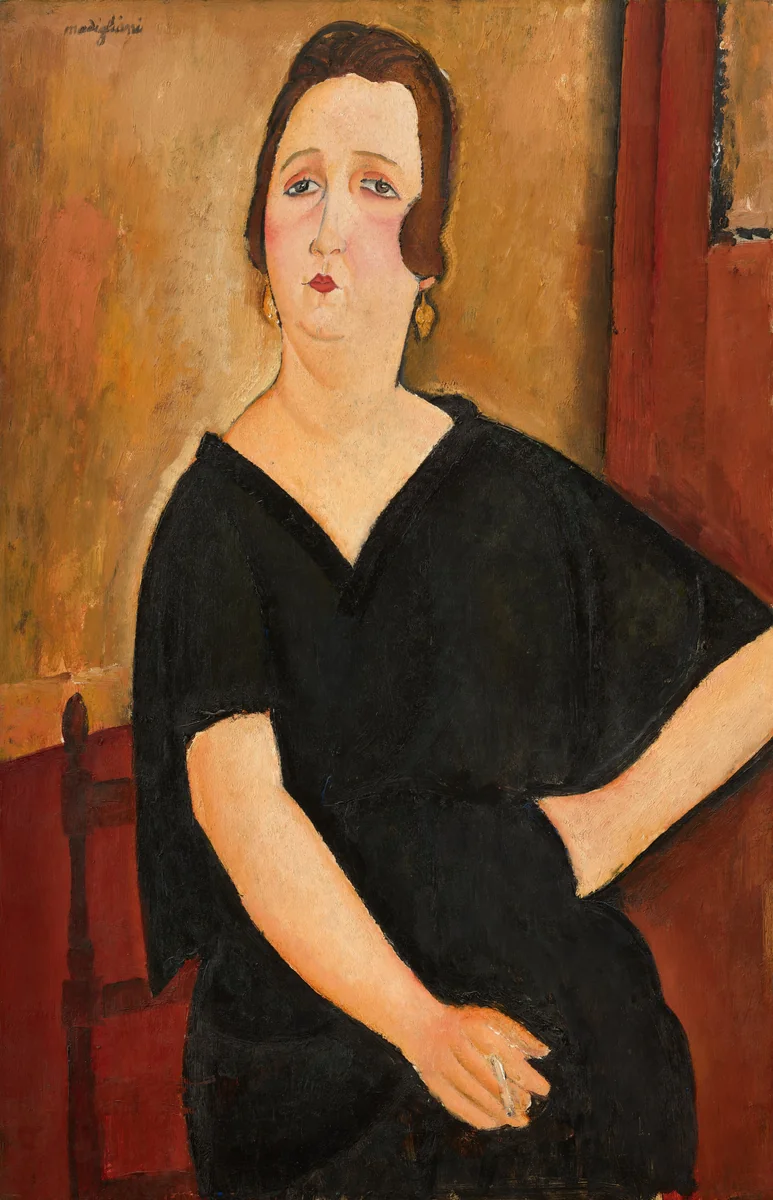 Madame Amédée (Woman with Cigarette) by Amedeo Modigliani, painting, 1918