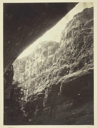 Cañon of Kanab Wash, Colorado River, Looking South by William H. Bell, photograph, 1872