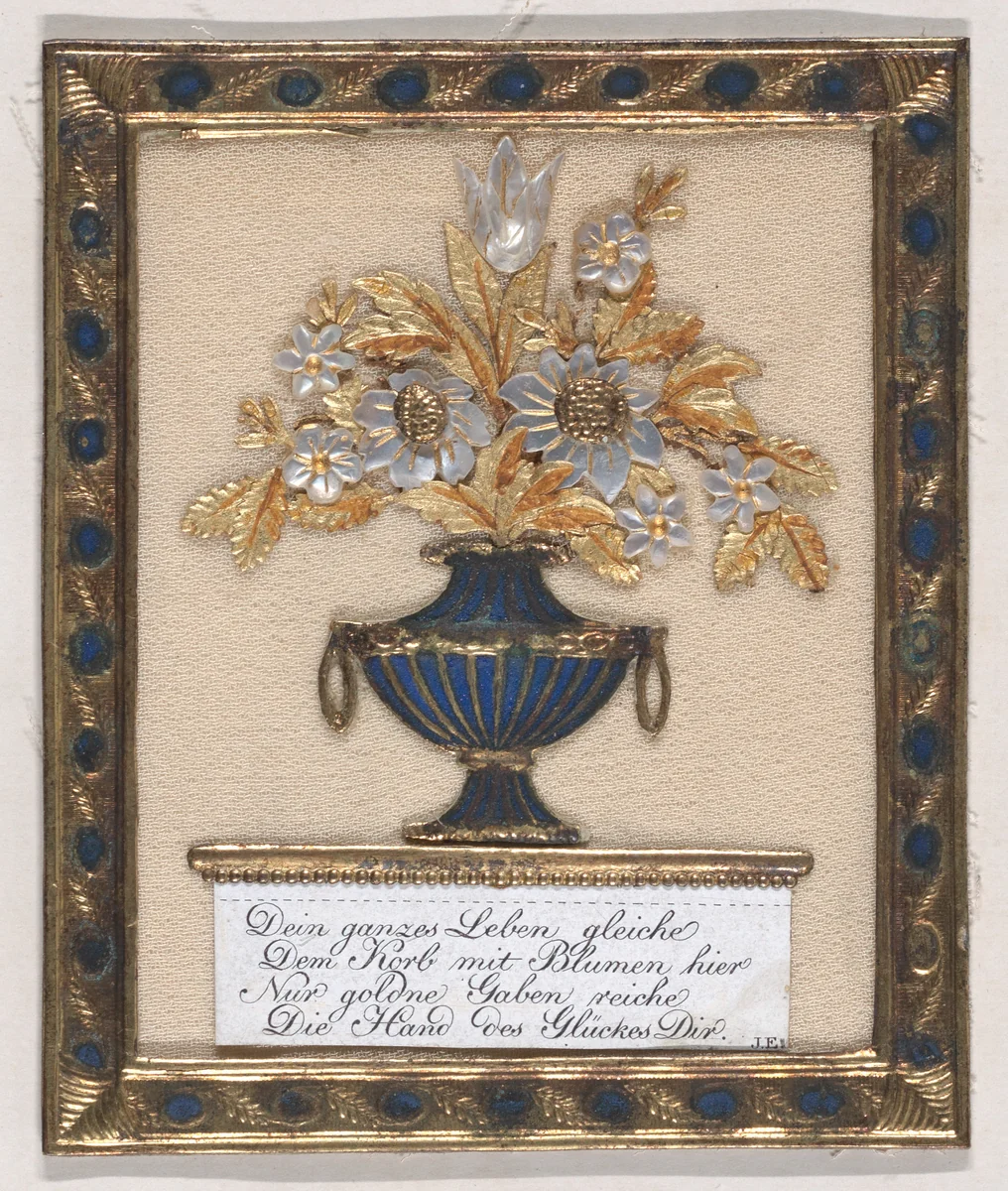 Greeting Card by Johannes Endletzberger, other, 1810