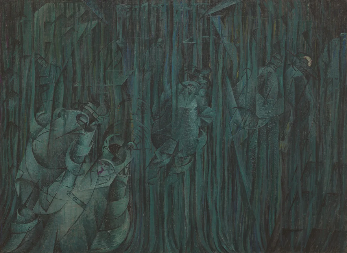 States of Mind III: Those Who Stay by Umberto Boccioni, painting, 1911