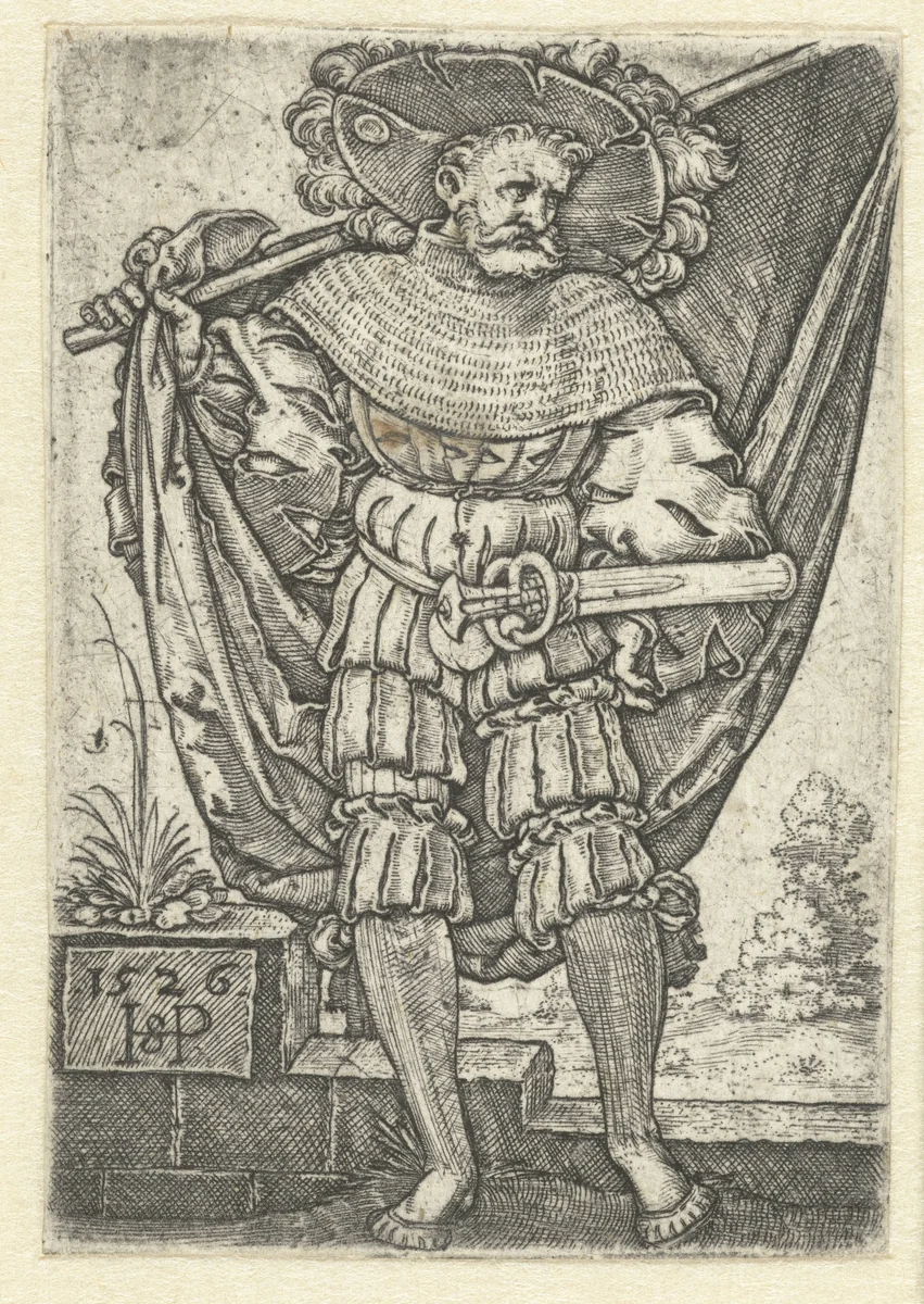 Vaandeldrager by Unknown, print, 1526