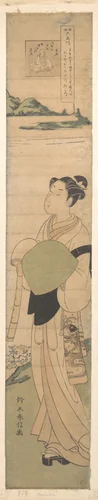 A Young Komuso by Suzuki Harunobu (鈴木春信), print, 1758-1778