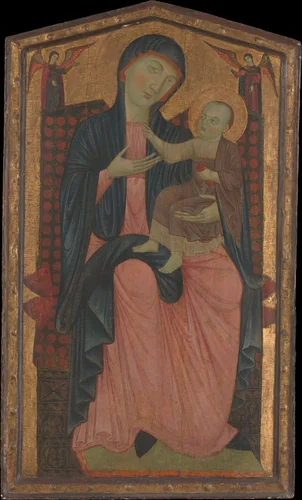 Madonna and Child Enthroned by Master of the Magdalen, painting, 1270-1299