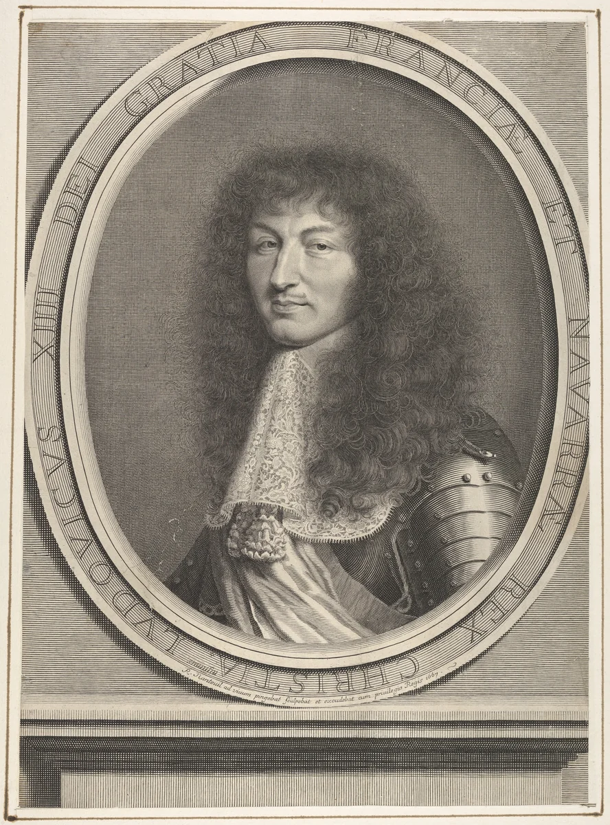 Louis XIV by Robert Nanteuil, print, 1667