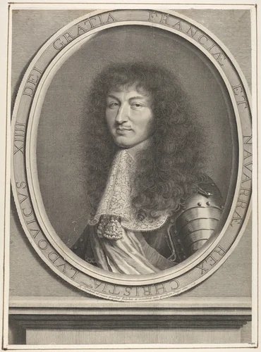 Louis XIV by Robert Nanteuil, print, 1667