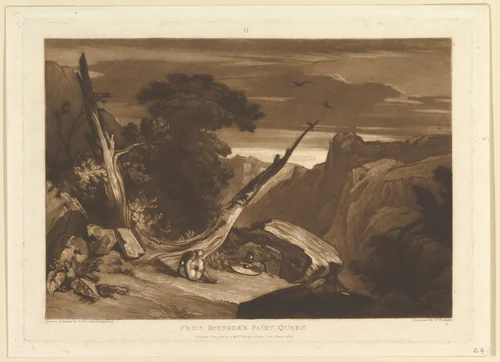From Spenser's Fairy Queen (Liber Studiorum, part VII, plate 36) by Joseph Turner, print, 1811