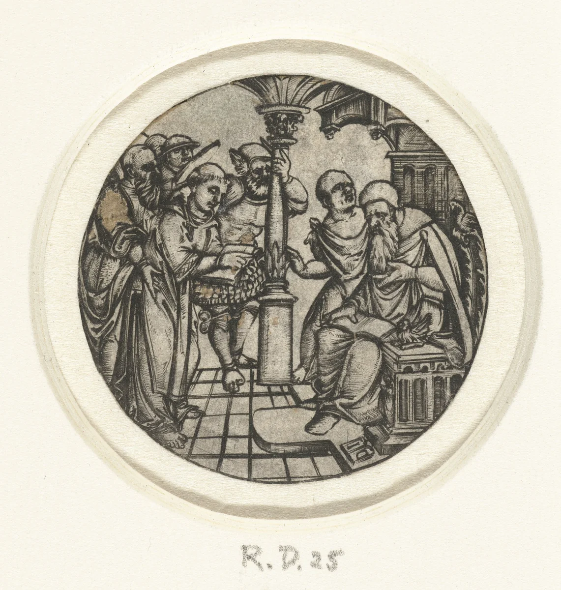 Heilige by Jean Duvet, print, 1520-1530