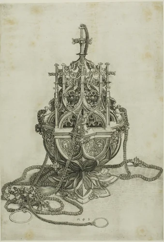 The Censer by Martin Schongauer, print, 1450-1491