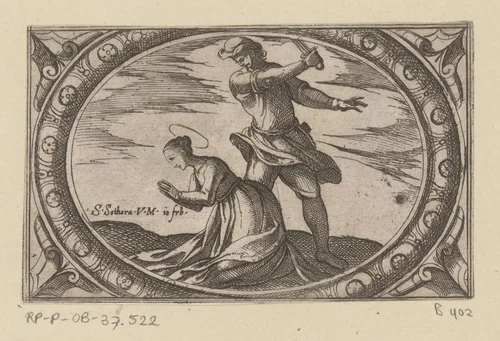 H. Sotera by Antonio Tempesta, print, 1565-1630