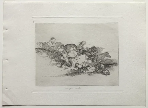 Disasters of War: It Always Happens by Francisco de Goya, print, 1810-1820