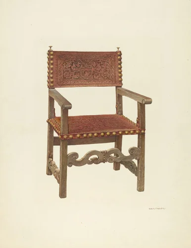 Armchair by Robert W.R. Taylor, index of american design, 1941