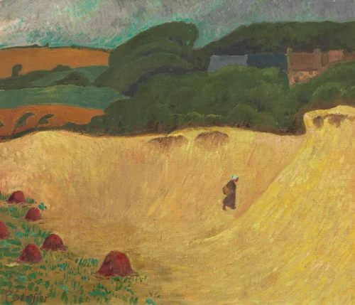 The Beach of Les Grands Sables at Le Pouldu by Paul Sérusier, painting, 1890