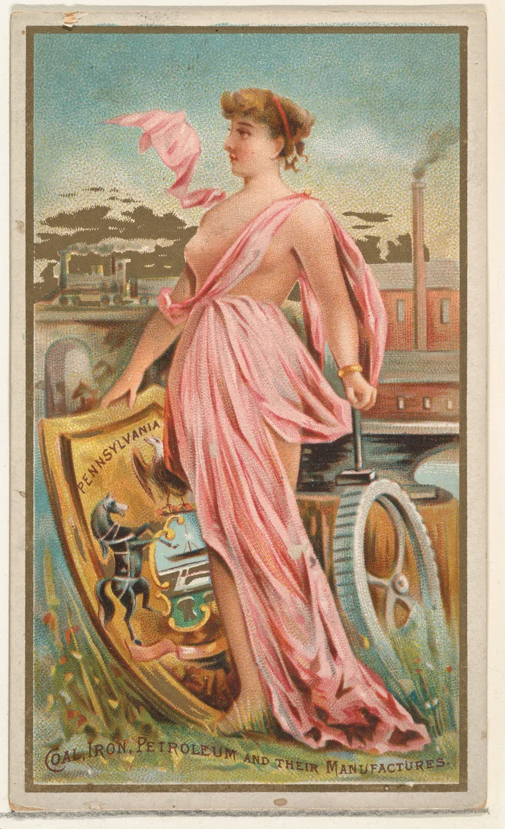 Pennsylvania, from the Industries of States series (N117) issued by Duke Sons & Co. to promote Honest Long Cut Tobacco by W. Duke, Sons & Co., print, 1889