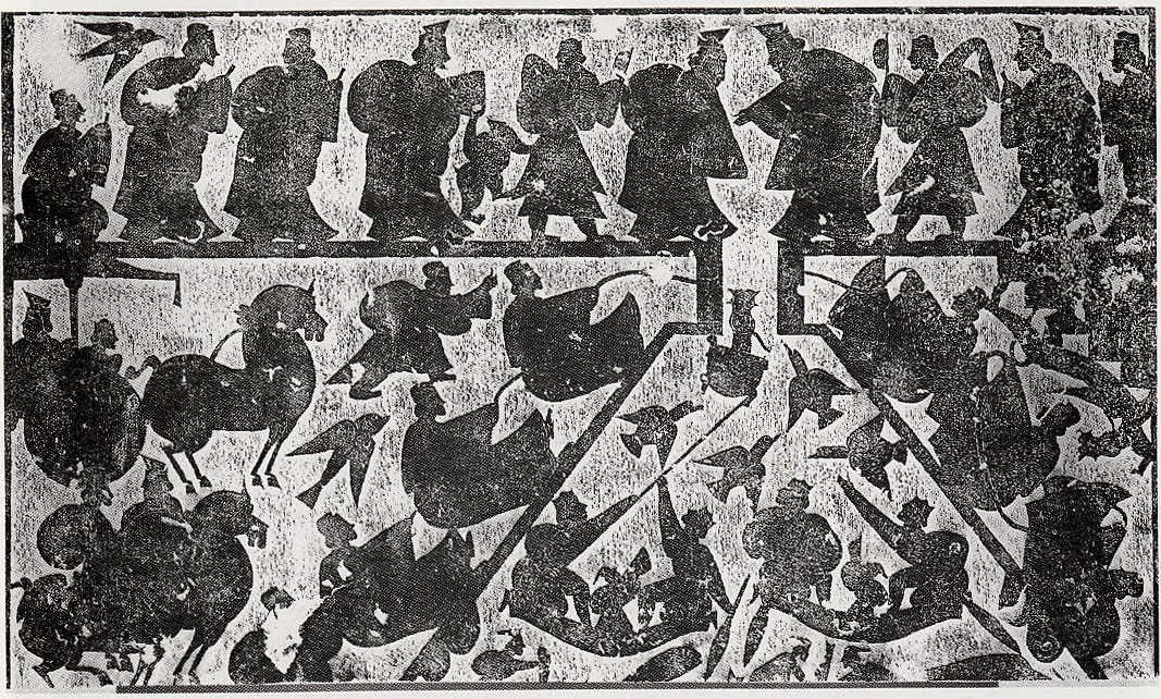 Recovering the Tripod from the Si River by Unidentified, print, 1800-1899