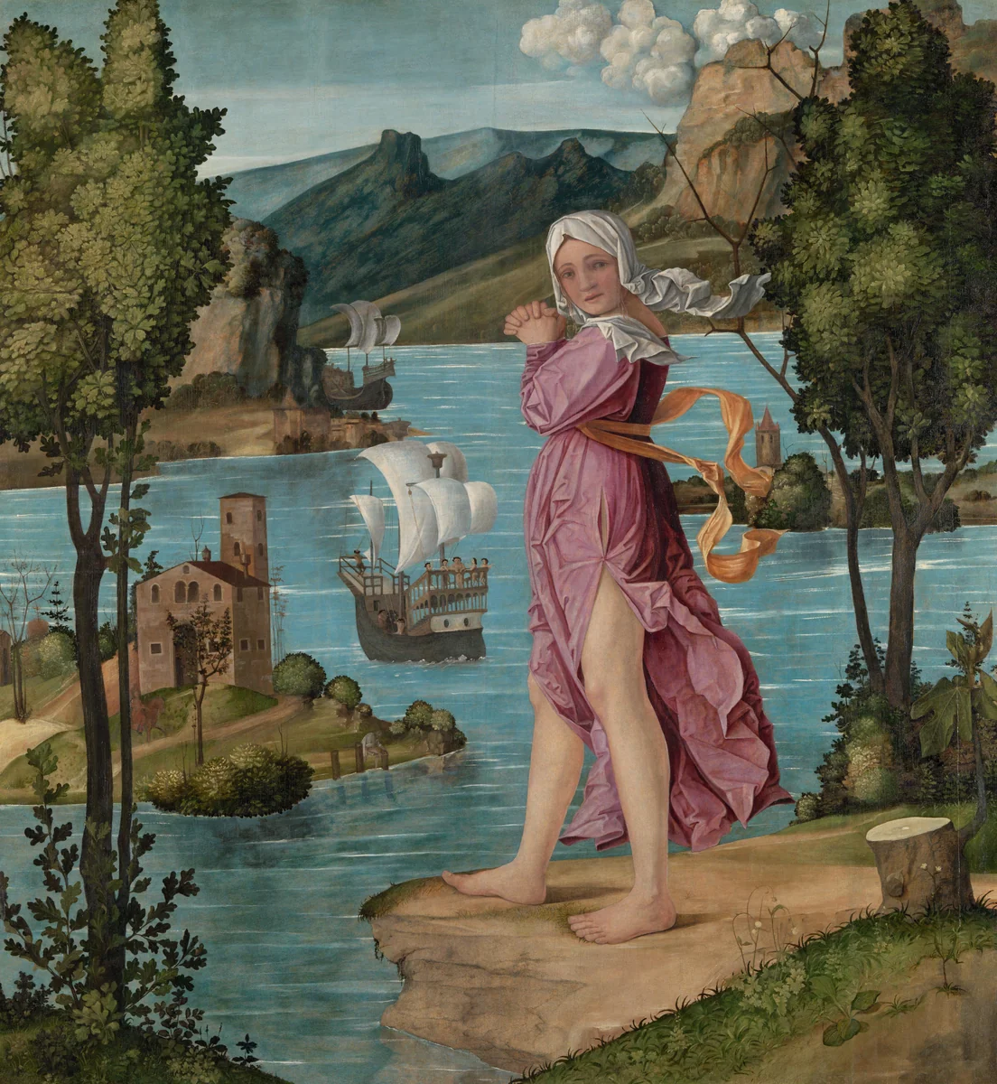 Ariadne on Naxos by Filippo da Verona, painting, 1510-1530