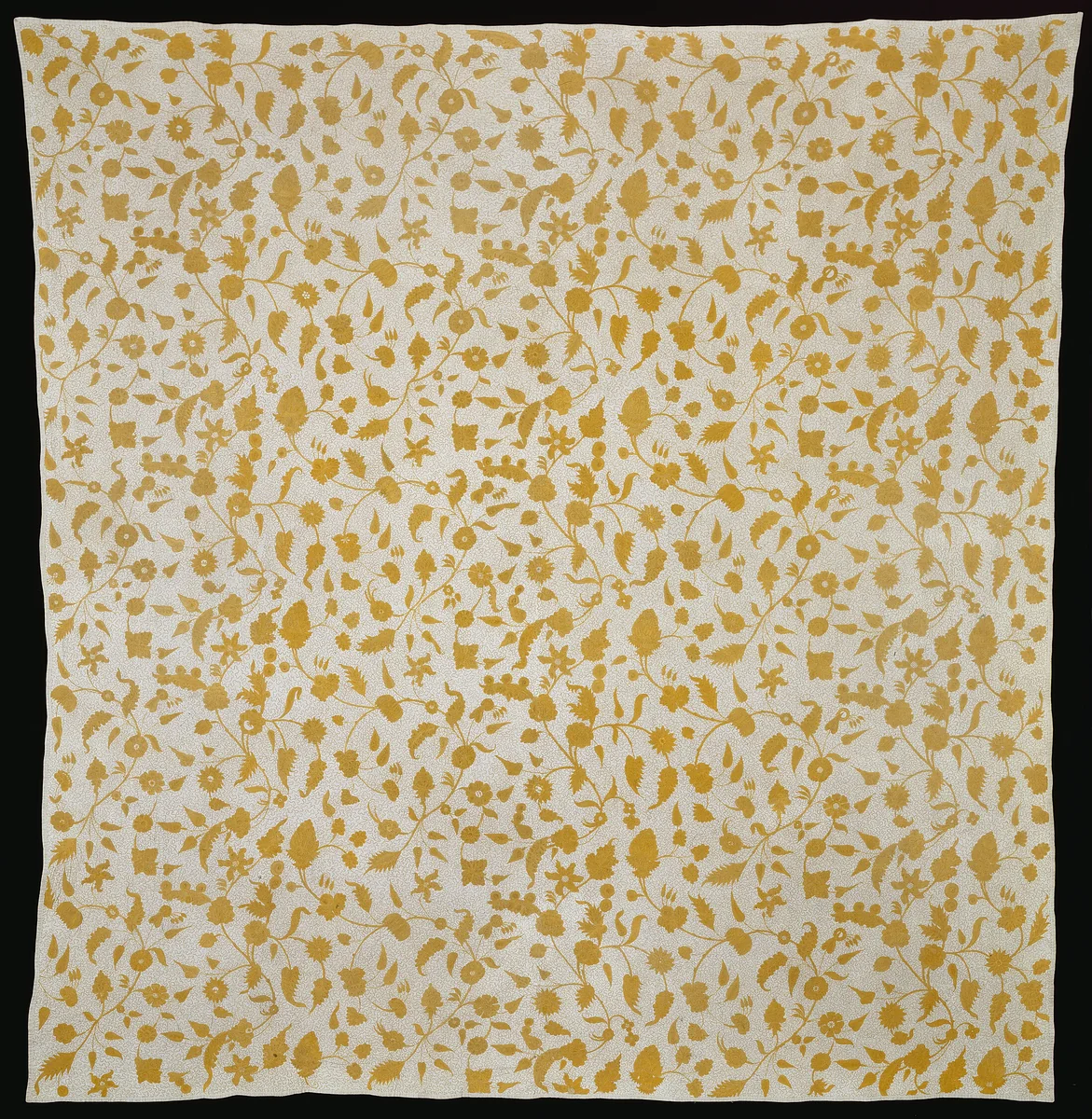 Bedcover by England, textile, 1700-1720