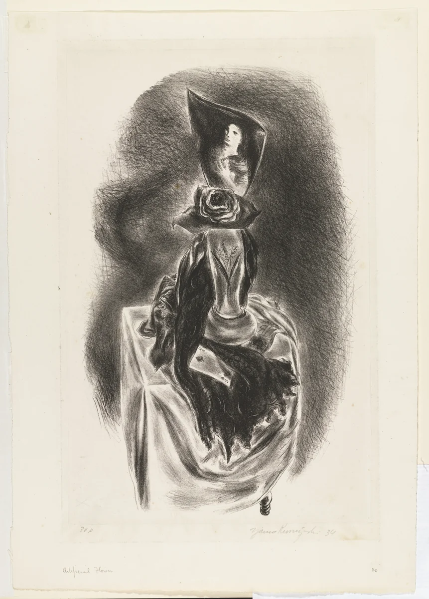 Artificial Flower by Yasuo Kuniyoshi, print, 1934