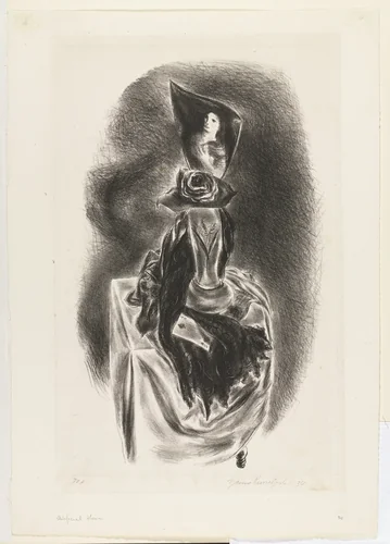 Artificial Flower by Yasuo Kuniyoshi, print, 1934