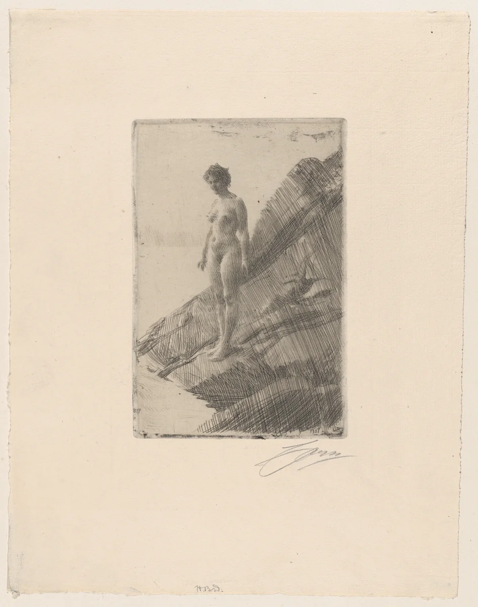 Edö by Anders Zorn, print, 1907