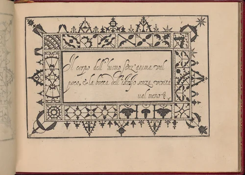 Ghirlanda: Di sei vaghi fiori scielti da piu famosi Giardini d'Italia, page 16 (recto) by Pietro Paulo Tozzi, book, 1604