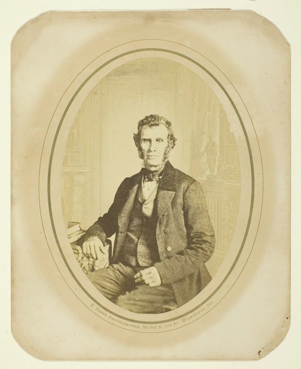 Untitled (Portrait of a Man) by E. Doane, photograph, 1850-1900