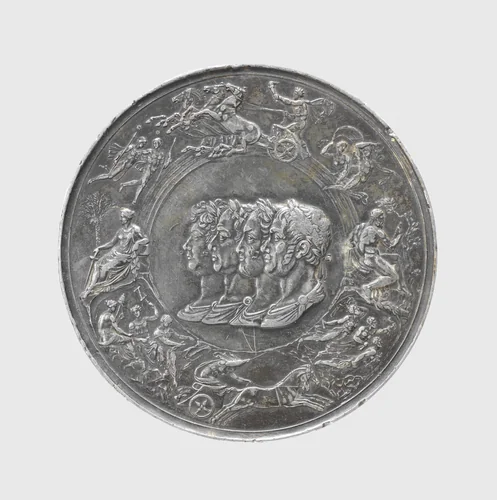 The Waterloo Medal by Benedetto Pistrucci, metalwork, 1830-1865