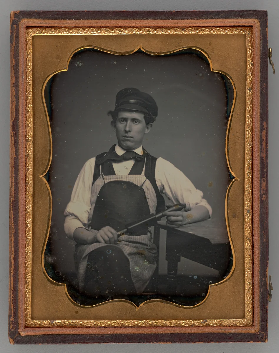 Untitled (Portrait of a Seated Man) by Unknown maker, other, 1855