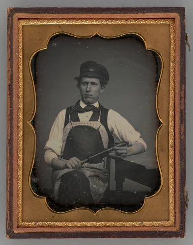 Untitled (Portrait of a Seated Man) by Unknown maker, other, 1855