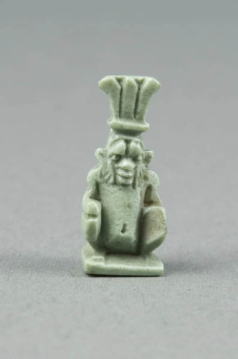 Amulet of the God Bes by Egyptian, metalwork, -664--332