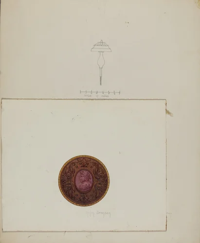 Curtain Tie-back by Grace Halpin, index of american design, 1937