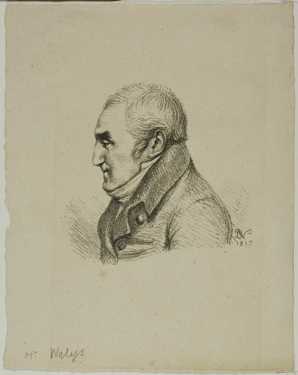 Portrait of Monsieur Nelys in Profile by Dominique Vivant Denon, print, 1817