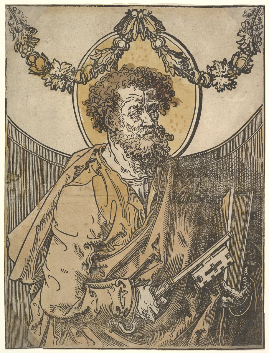 Saint Peter by Lucas van Leyden, print, 1515