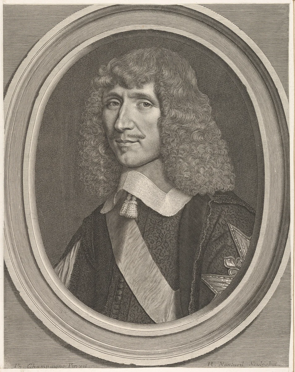 Léon-Bouthillier, comte de Chavigny by Robert Nanteuil, print, 1651