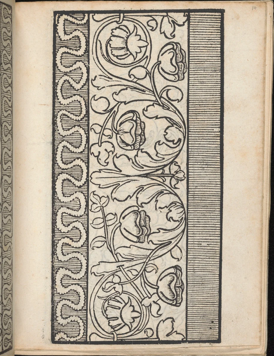 Ein new Modelbuch..., page 7 (verso) by Johann Schönsperger, book, 1524