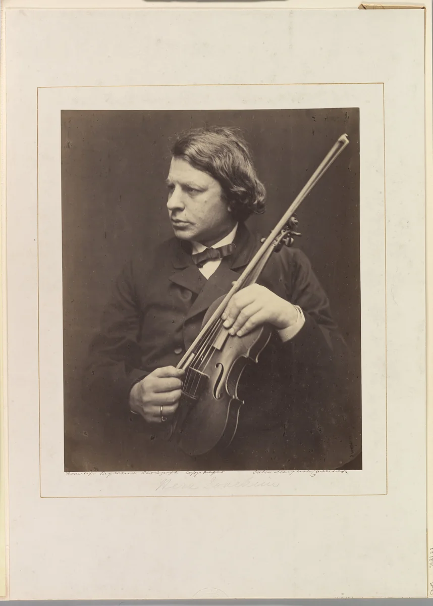Herr Joachim by Julia Margaret Cameron, photograph, 1868