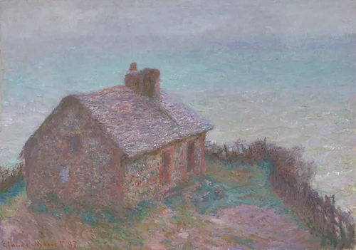 The Customs House at Varengeville by Claude Monet, painting, 1897