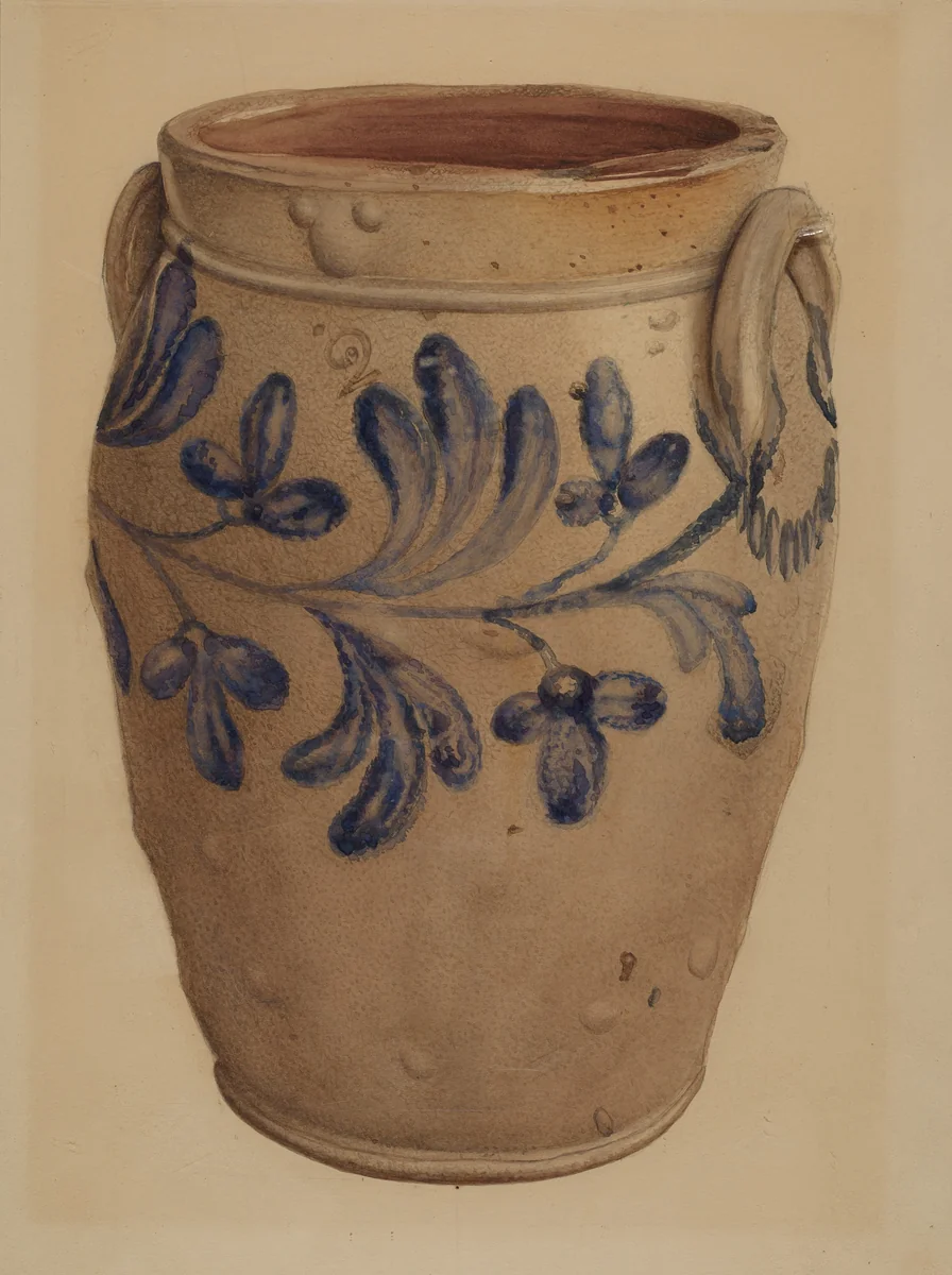 Crock by I. Domskoy Kallman, index of american design, 1935-1942