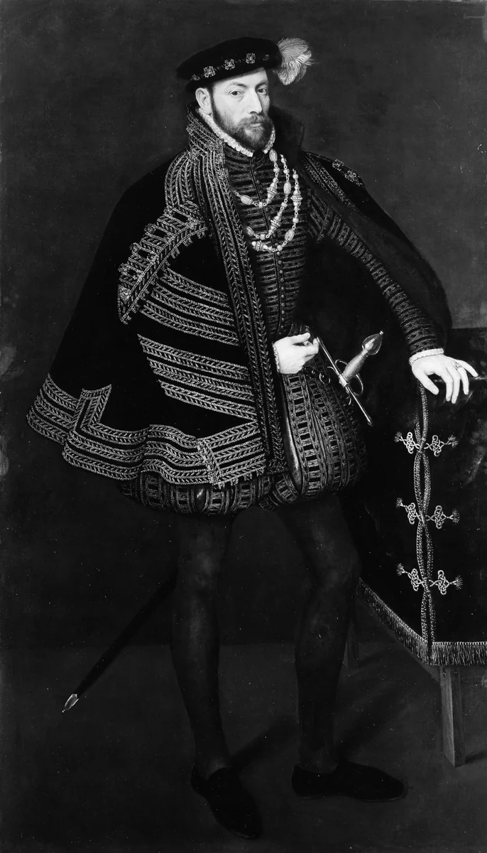 Portrait of a Man, Possibly Ottavio Farnese (1524–1586), Duke of Parma and Piacenza by Anthonis Mor, painting, 1563