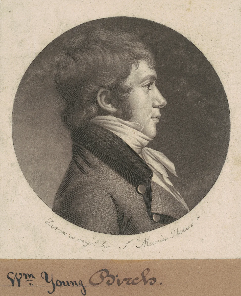 George Pepper by Charles B. J. Févret de Saint-Mémin, print, 1802
